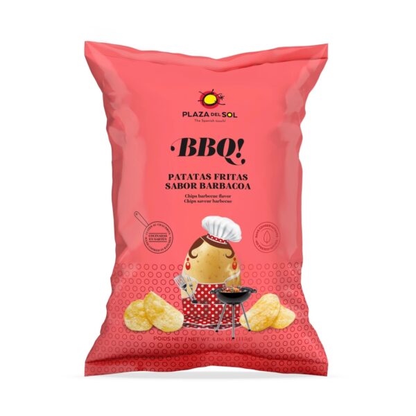 BBQ! Kartoffelchips med barbecuesmag 115 g