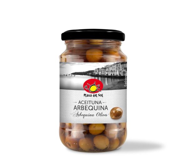 Hele Arbequina-oliven 350 g