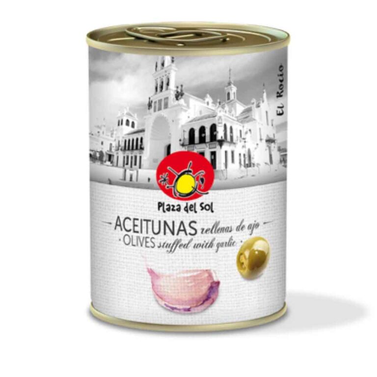 Aceitunas Oliven m. hvidløg