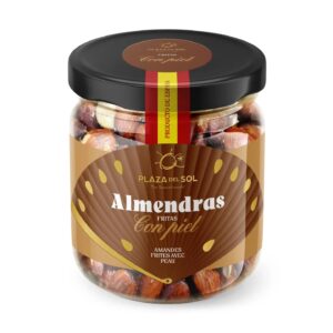 Stegte mandler med skal 110g