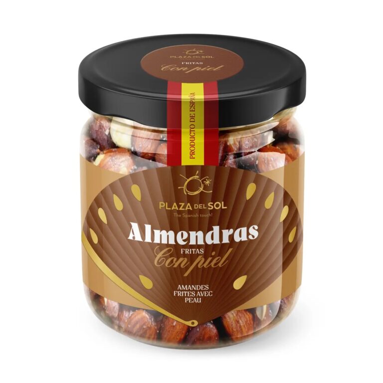 Stegte mandler med skal 110g