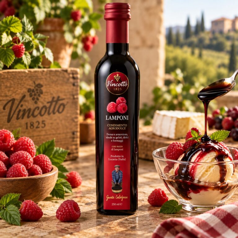Hindbær Vincotto – Håndlavet Balsamico Kondiment 250 ml